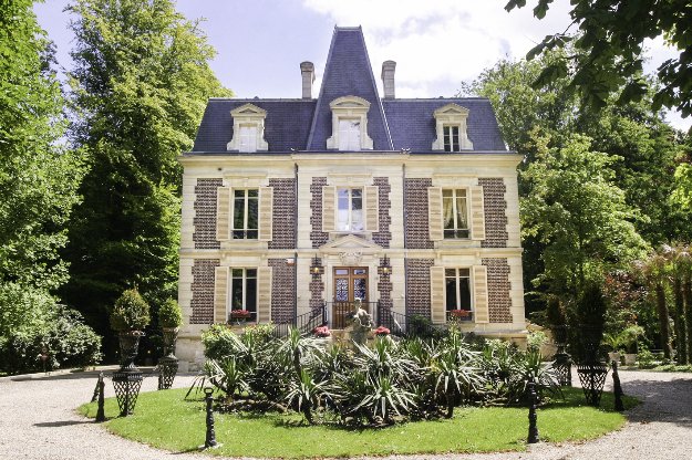 Vue des Jardins d’Épicure à Bray-et-Lû