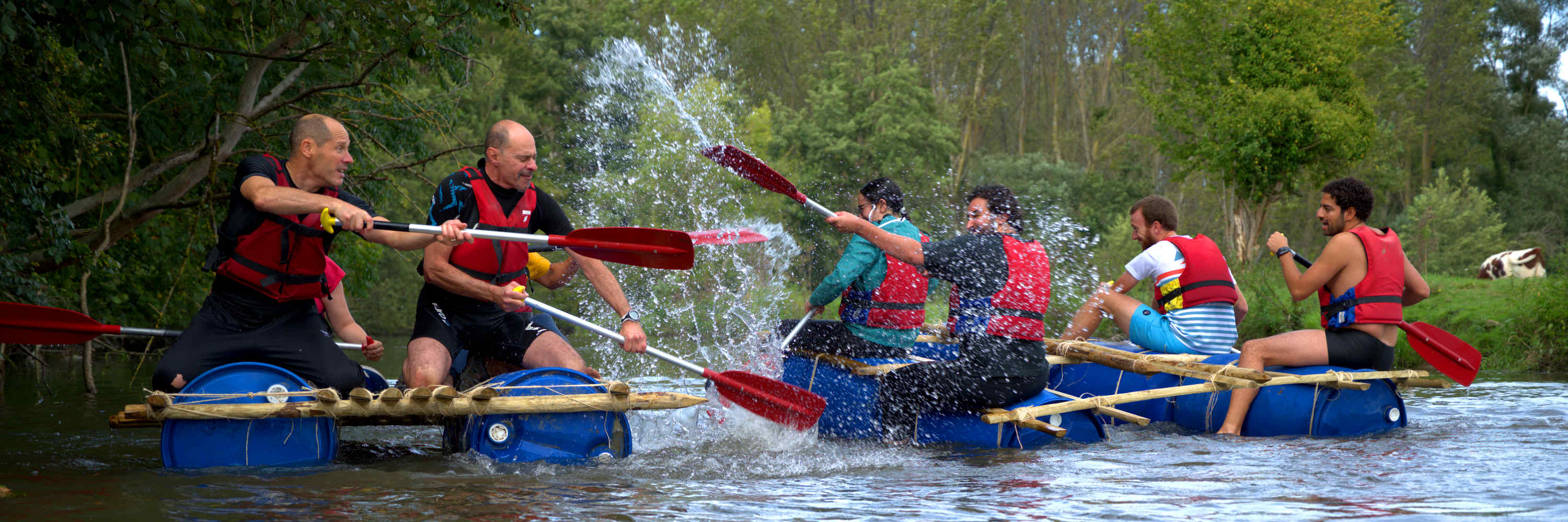 team building canoe kayak normandie